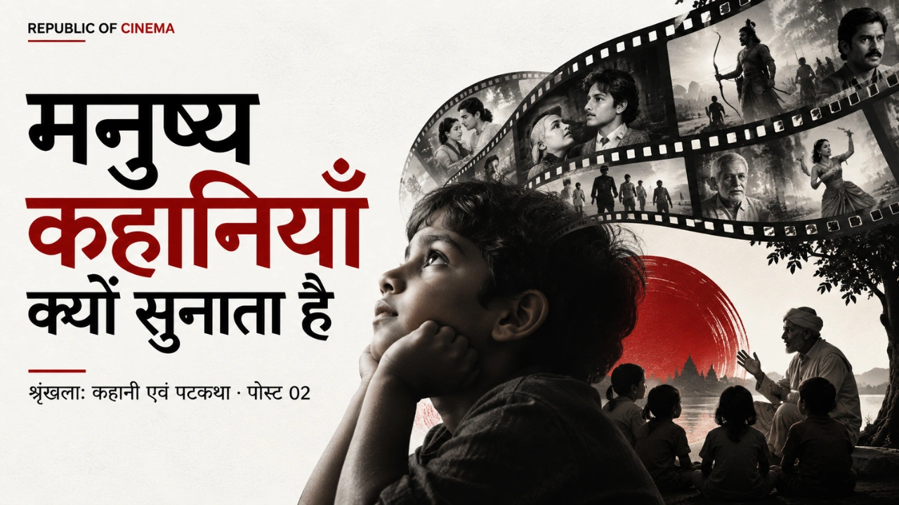 मनुष्य कहानियाँ क्यों सुनाता है? शृंखला: कहानी एवं पटकथा · पोस्ट 02