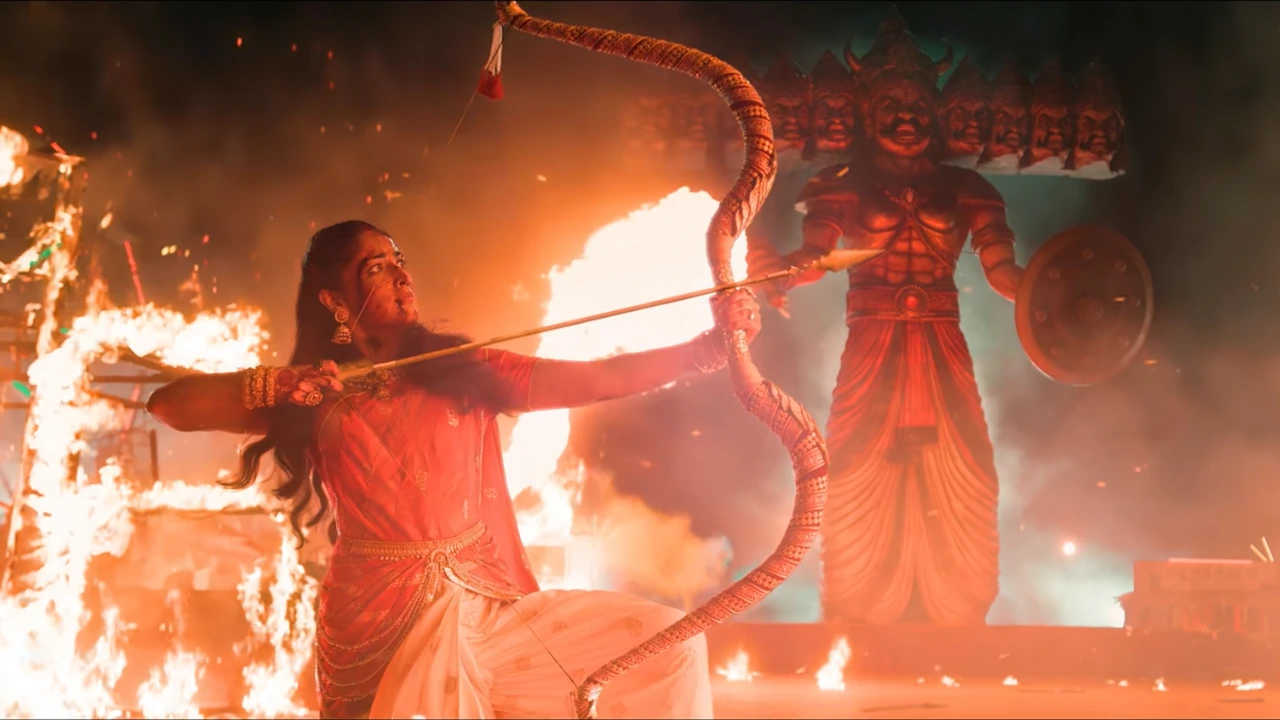 फिल्म नई नवेली (Nayyi Navelli 2026) के एक दृश्य में नई दुल्हन मोहिनी के किरदार में अभिनेत्री यामी गौतम धर।